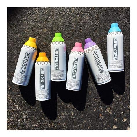 Plutonium Paint Ultra Supreme Professional Aerosol Spray Paint, 12-Ounce, Manko Pink #TOP4