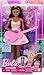 Barbie 65th Anniversary Doll & 10 Accessories, Pop Star Set with Brunette Singer Doll, Toy Stage with Moving Feature & More