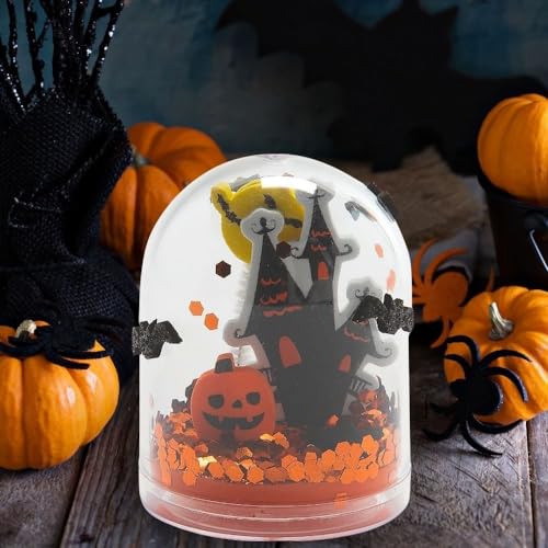 Boules à neige d'Halloween pour une table festive et décoration de salon