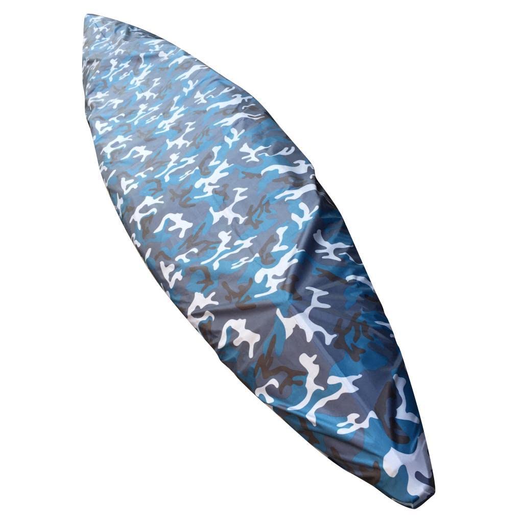 Housse de Kayak, Bâche de Protection pour Bateau, Bâche pour Canoë en Fibre Oxford Renforcée, Résistante à L'humidité et Aux, pour Une