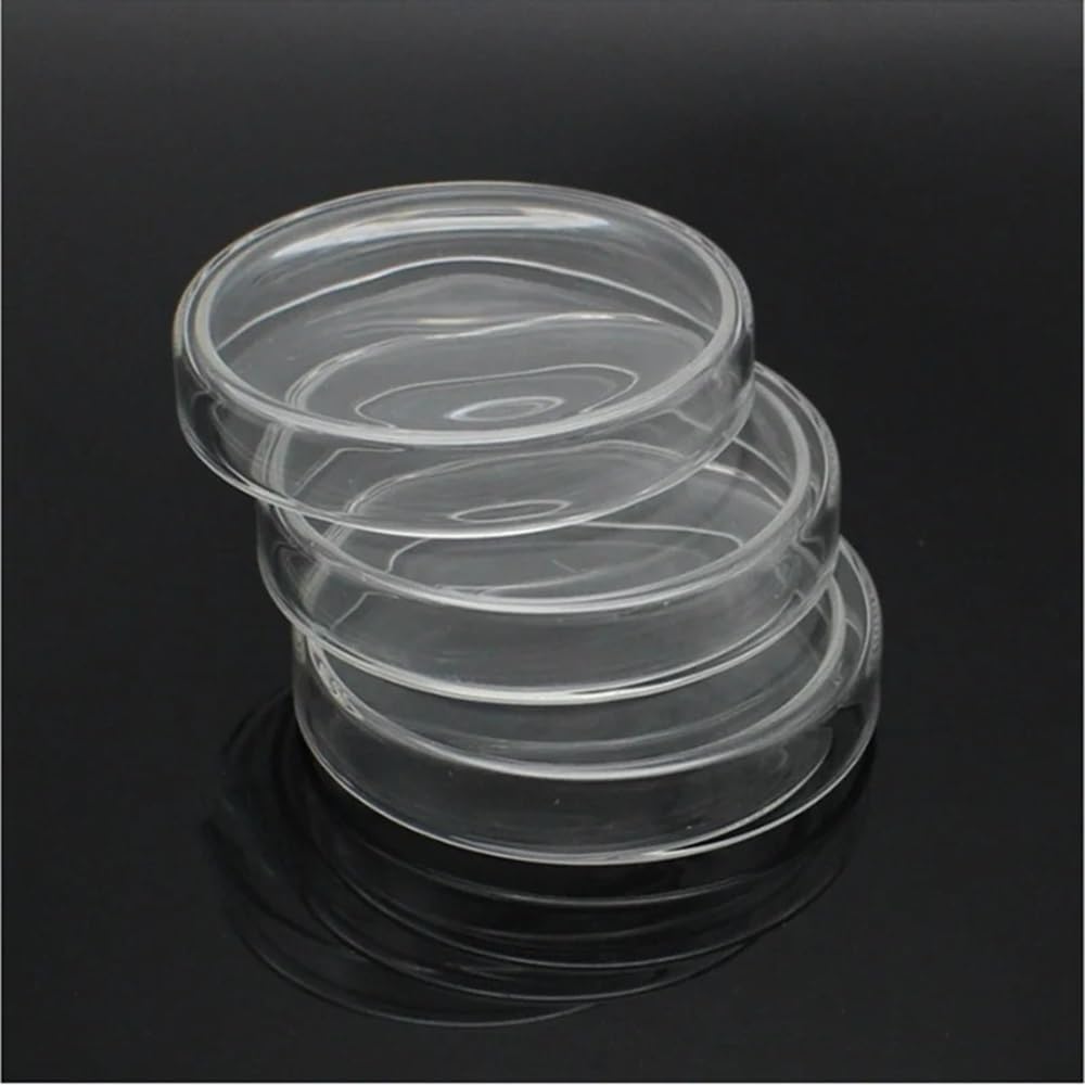 Attrezzature e forniture di laboratorio 60/75/90/100/120 mm con coperchio in vetro borosilicato da laboratorio Petri