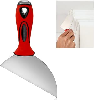 Lothee Cuchillo apuntador para paneles de yeso con clip de 6 ", extremo de martillo de metal, herramientas de acabado profesionales, cuchillo para paneles de yeso de alta calidad para trabajar en espacios estrechos