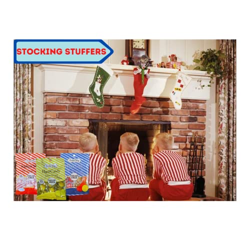 P2P Sugar-Free Hard Candy Variety Pack, Individually Wrapped Peppermint Fruit Lemon Flavored Valentines Day Christmas Birthday Party Favors Stocking Stuffers, 3 Bundle Pack #TOP3