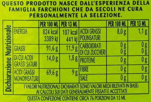 Aceite de oliva extra virgen Farchioni 1 L pack 6 miniatura 2