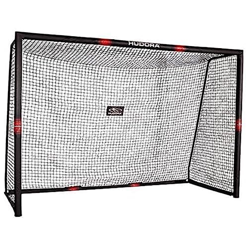 Hudora Pro Tect Soccer Goal - Black/Red, 180 cm