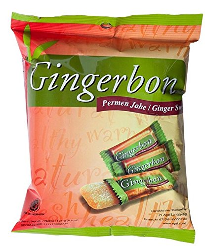 Agel origine Gingerbon - Ginger Bons - 5 Pack (5 x 125g) - Goût original avec une note aiguë Cover