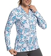 GGOV Women's Golf Polo Long Sleeve Workout Tops, Tennis Shirts, UPF 50+ Sun Protection, Quick Dry...