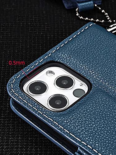 Étui iPhone 13 Pro Max cuir marron, la housse idéale pour vos déplacements urbains - 6