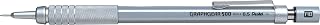 Pentel Graphgear 500 Mechanical Pencil, 0.5mm Lead, Grade HB, 1 x Graphgear Pencil, Silver, (PG515-A)