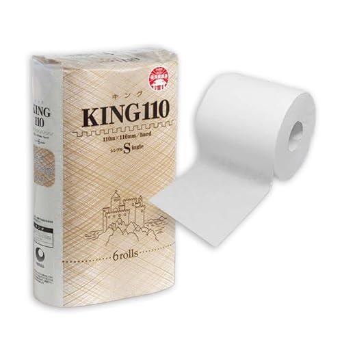 トイレットペーパーKING シングル 2倍長持ちトイレットロール 110m×6ロール×3P
