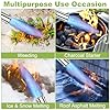 Propane Torch Weed Burner, 2,400,000 BTU High Output Weed Torch Flame Thrower, Weed Burner Torch for Propane Tank, Blow Torch for Weeding, Roofing(Fuel Not Included)