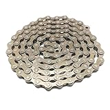 AIJOJUMY 6/7/8 Speed Bike Chain, Bicycle Chain 1/2 x 3/32 Inch, 116 Links, Mountain Bike Accessories Special Steel Chains for Road Mountain Racing Cycling