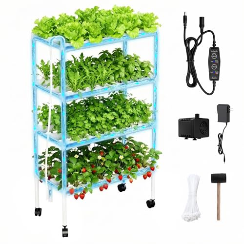 Hydroponics Growing System Kit with 108 Plant Sites