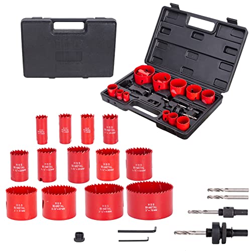 AMZZ Bi-Metal Hole Saw Kit