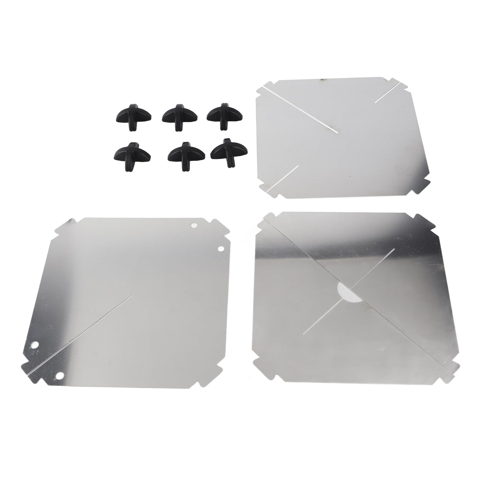 Aramox Oktaeder-Bootsreflektor, Aluminium-Marine-Radarreflektor, 12 X 12 Zoll, 5 Quadratmeter Reflexion, Breite Passform für Segelboote und Motorboote bei Schlechter Sicht