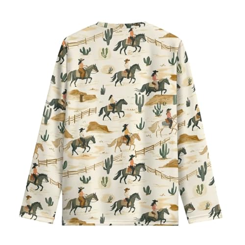 Image of Girls Basic Tee Shirts Outdoor Long Sleeve Shirt Winter Clothes Size 3-16 Top Fall Clothes Gift for Holiday