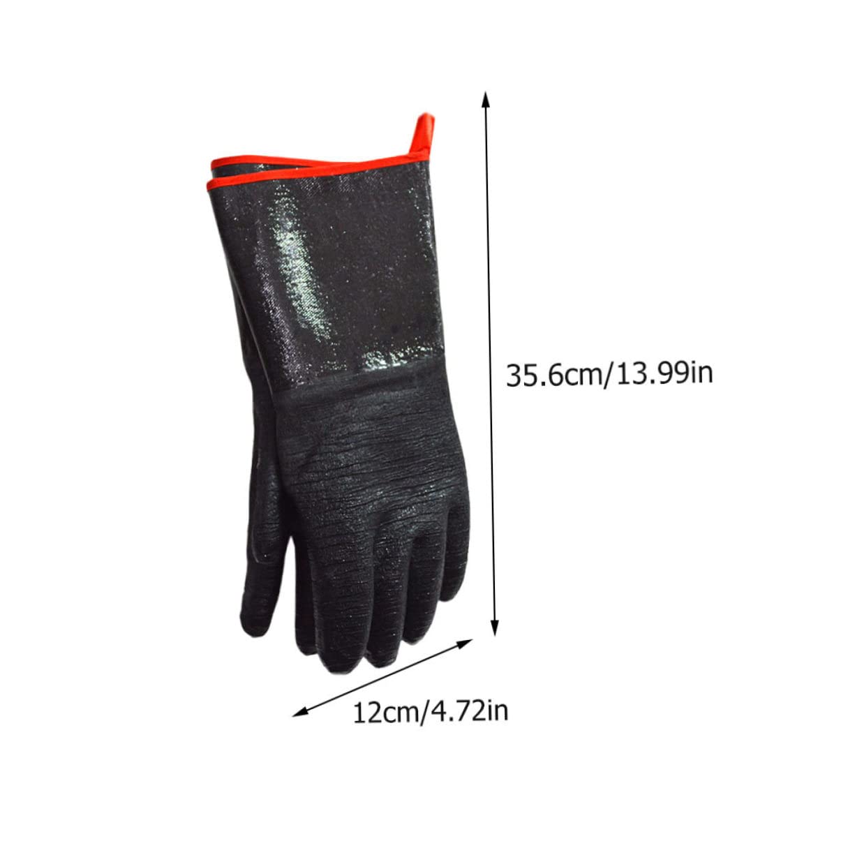 Guantes Resistentes al Calor para Barbacoa de Neopreno Impermeables y Aislantes Térmicos Ideales para Horno y Estufa, Duradero y Multipropósito