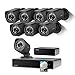Zmodo Full HD 1080p Simplified PoE Security Camera System w/Repeater, 8 x 2.0 Megapixel IP Outdoor Surveillance Camera, 8CH HDMI NVR and 1TB Hard Drive