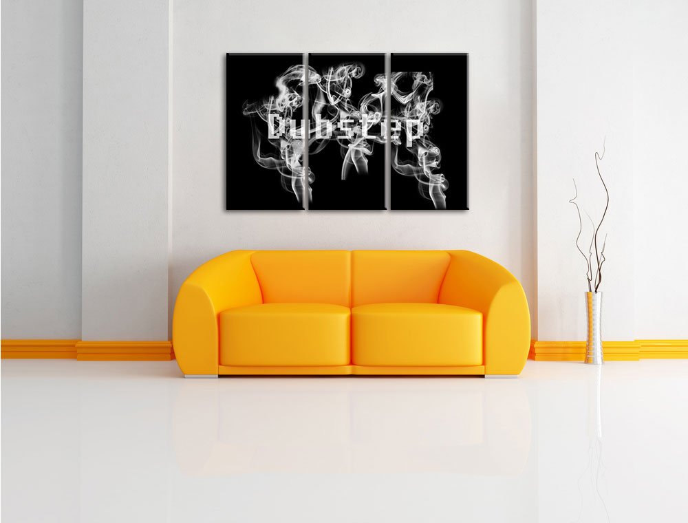 Pixxprint Musica Elettronica, scatole Dubstep Stampa su Tela 3 Parti Artistica murale