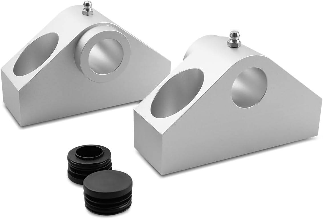 UTV Dump Bed Hinge Mount Kit Fit for Can-Am Defender HD8 HD10 2016–2024, Heavy Duty Aluminum Dump Bed Hinges Replacement, SXS Support Pivot Mount Set, Replace 708302385、708303735