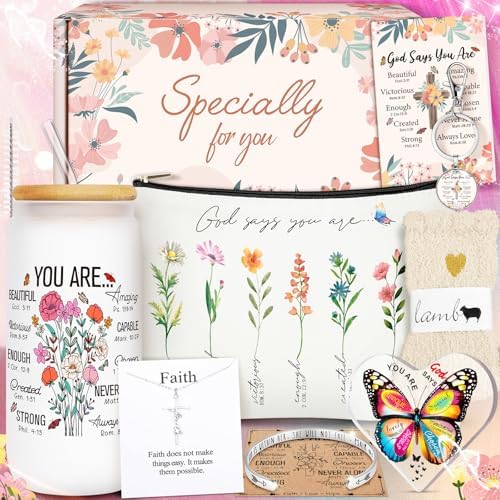 12PCS Christian Gifts for Women Faith,Inspirational Gifts for Wom...