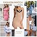 JOYSHAPER Adjustable Slip Dress for Women Shapewear Full Slips for Under Dresses Nude (With Lace Hem) M