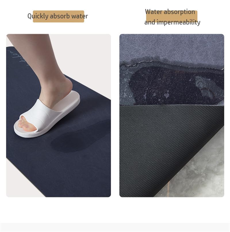Image of Gvnd 2 Pcs Anti-Fatigue Kitchen Mat Set | Extra Soft Cushioned Waterproof Kitchen Runner for Floor | Oil-Resistant Anti-Skid Floor Mat for Home & Office | Ergonomic Arch Support (Floral Design)