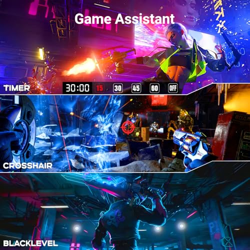Image of XUNDEFINED 27 Inch 4K Gaming Monitor, Dual Mode UHD 144Hz & FHD 288Hz, Fast IPS PC Monitor, PIP /PBP, FreeSync /VRR, HDR, Tilt & Swivel & Height Adjustable, Built-in Speakers, HDMI 2.1 & DP 1.4