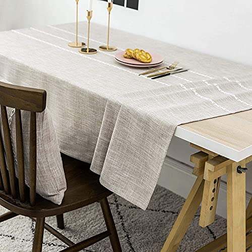 Nappe rectangulaire imperméable et résistante aux taches 132x218cm