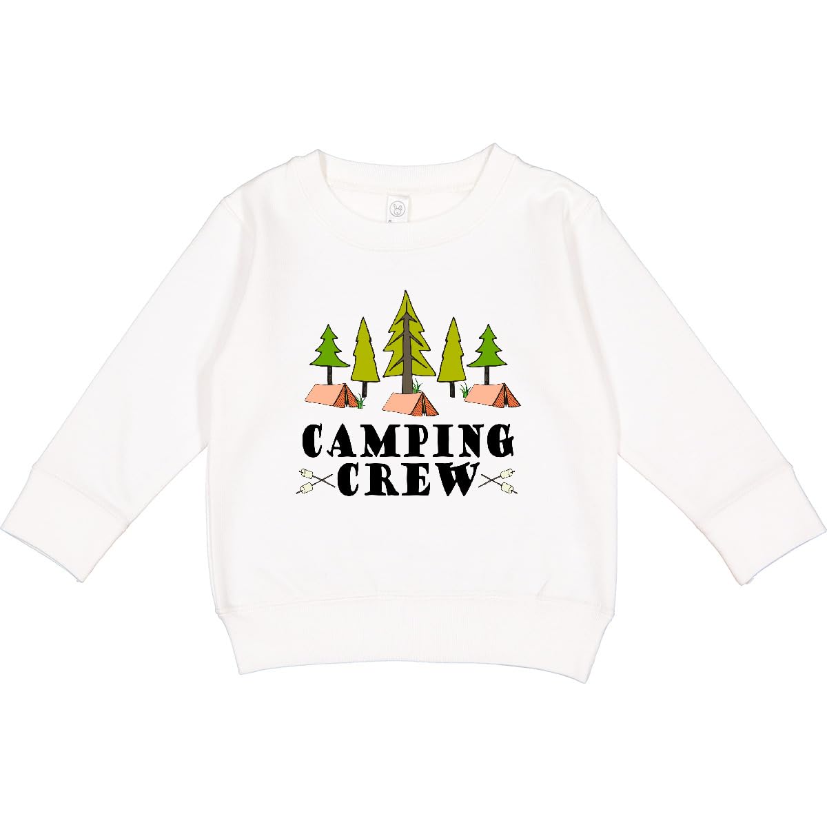 inktastic Camping Crew Vacation Summer Toddler Sweatshirt 3T White 4279b