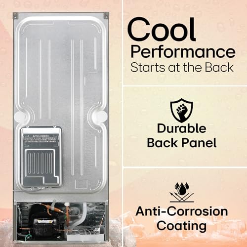 Image of LG 240 L 3 Star Frost-Free Smart Inverter Double Door Refrigerator (GL-S292RDSX, Dazzle Steel, Convertible & Multi Air Flow Cooling)