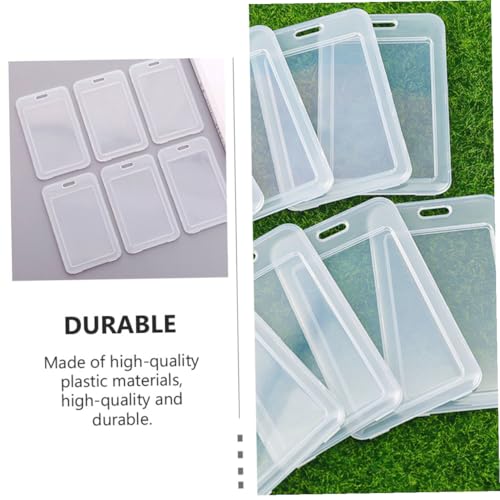 Fundas protectoras de plástico blanco con diseño creativo para proteger tus tarjetas 2