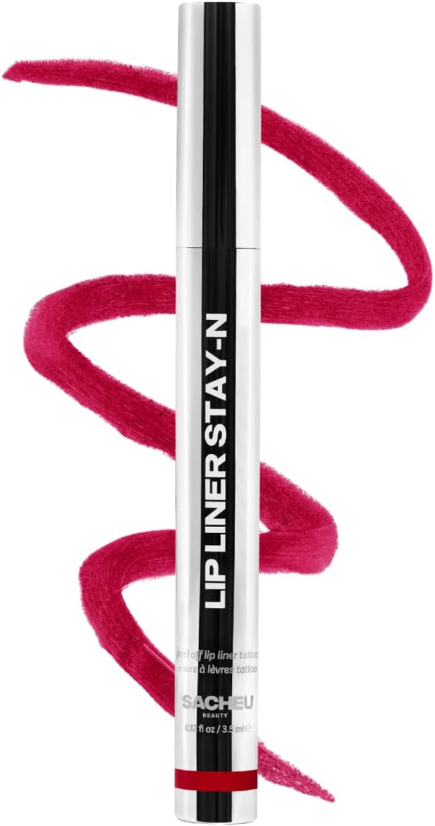 Lip Liner Stay-N - Peel Off Lip Liner Tattoo, Peel Off Lip Stain, Long Lasting Lip Stain Peel Off, Infused with Hyaluronic Acid & Vitamin E, For All Skin Types, getREDy