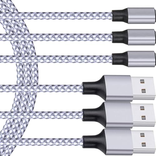 TERUNSOUl USB-A Cable 3Pack USB to c Cable Fast Charging