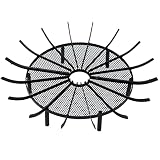 Aoodor Outdoor Fire Pit Grate Log Round 32" Kindling Tools Round Spider Wire Net Support Base Firewo