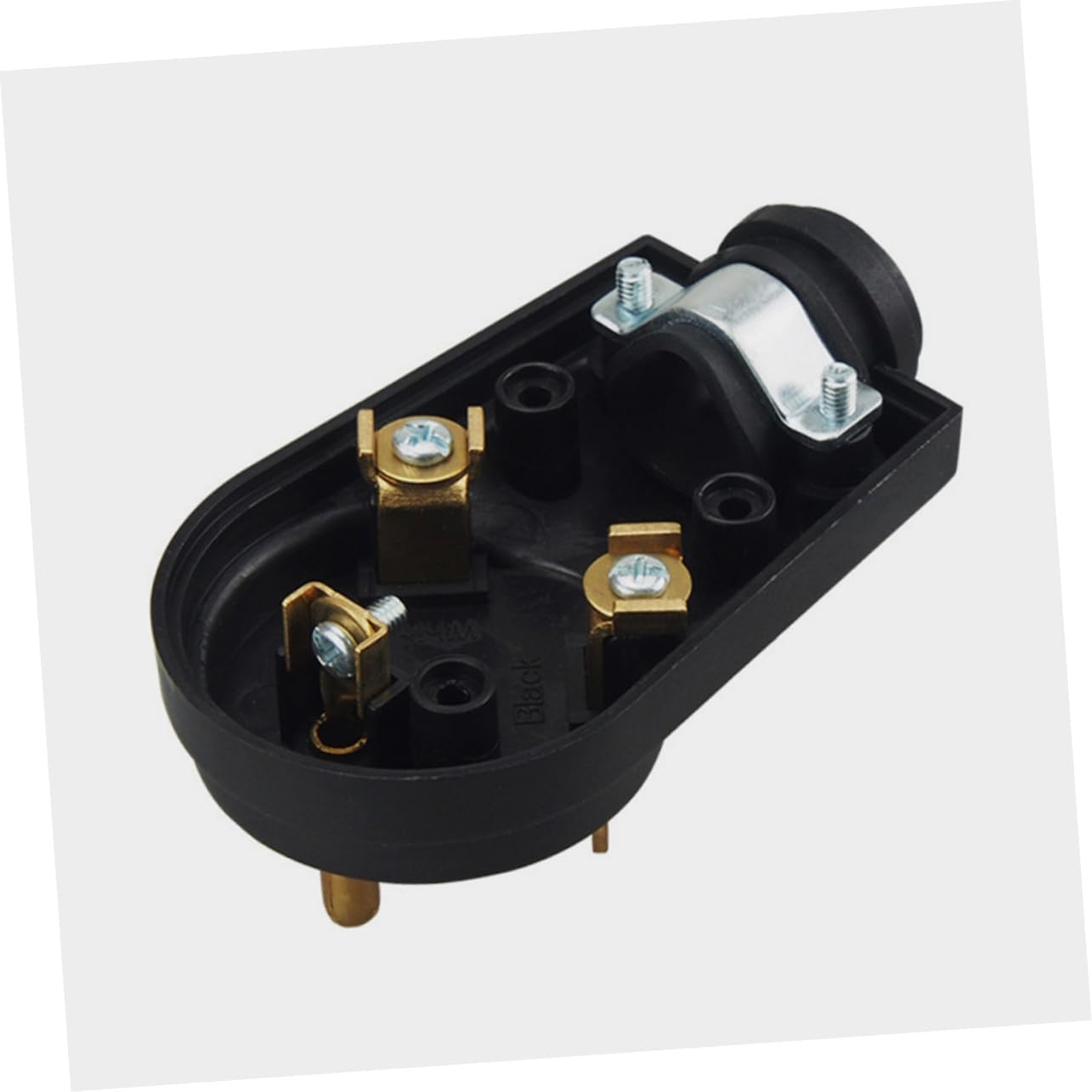 Rv Plug Male Prong Electrical Plug Adapter Easy Unplug Design Detachable Trailer Connector for Campers Compact and Portable for Camping Travel