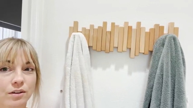 Amazon.com: Acsigesn Wooden Coat Rack Wall Mounted Sticks Multi