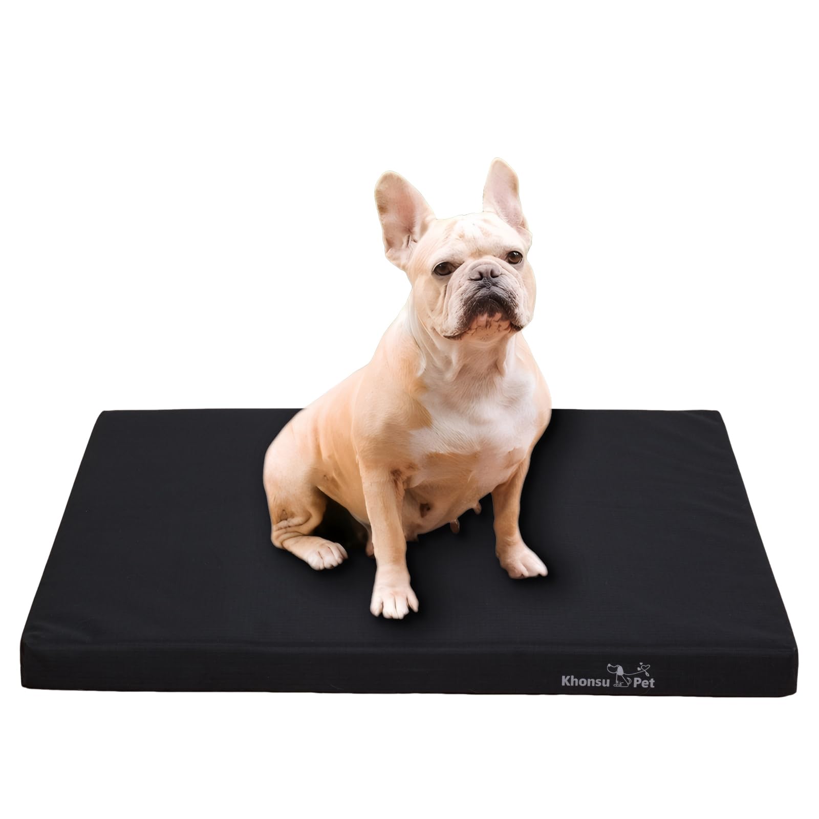 KHONSU PET Durable Tough Dog Bed - 800lbs Tear Strength Waterproof for Outdoor/Indoor Use Not for Aggressive Chewer (25lb Size S)