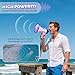 30 Watt Power Portable Megaphone Bullhorn Speaker Voice, Siren/Alarm and 240S Recording with Volume Control and Strap (Purple)