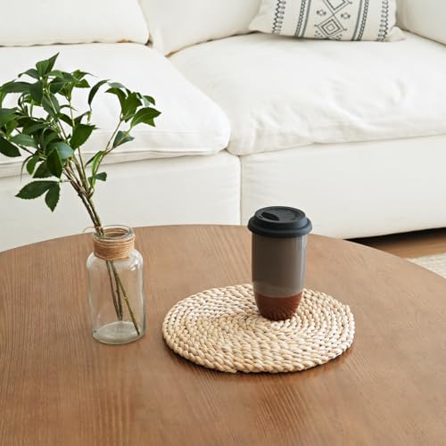 Taza de cerámica para viaje 16 oz con tapa miniatura 4