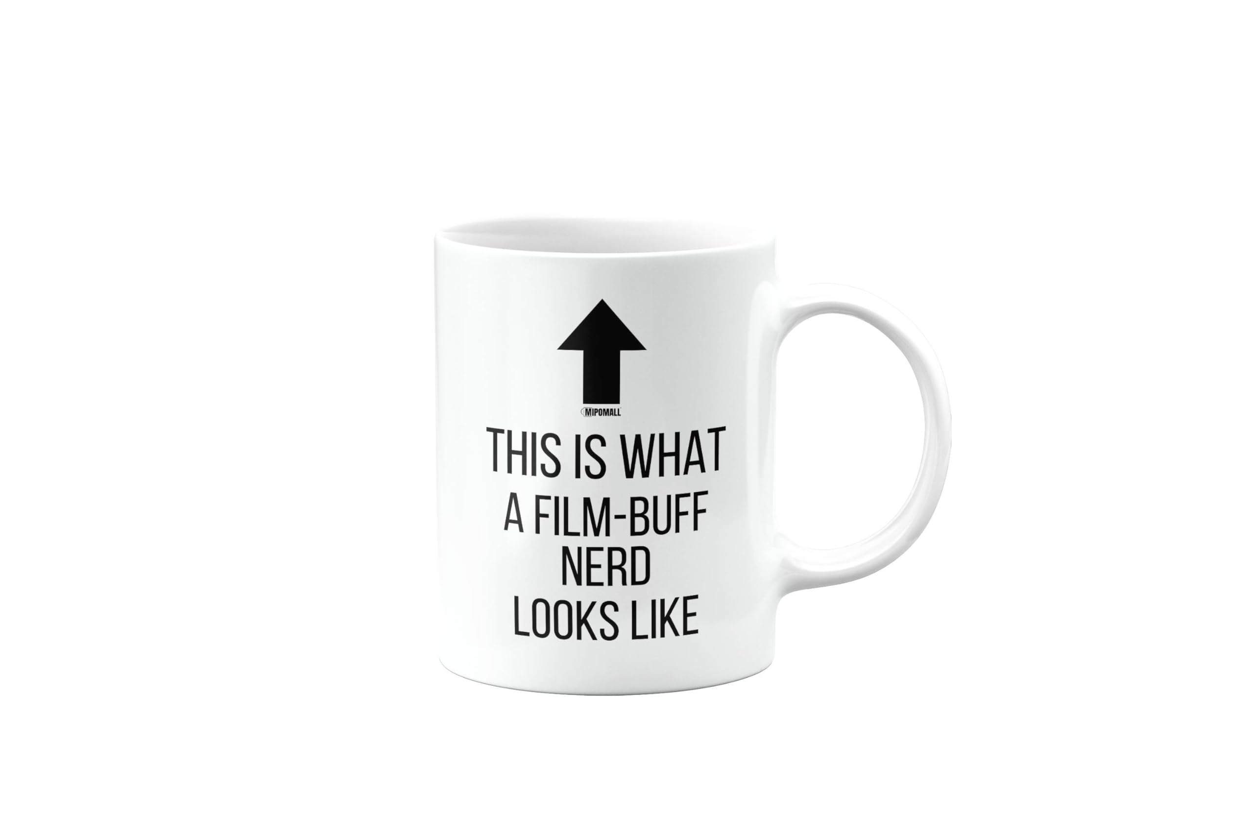 Funny Mug for Film-Buff Nerd, Joke, Silly, Happy Birthday Gifts for Men or Women, Secret Santa, Presents for Christmas, Cup, This is What a Nerd Looks Like, mm-CA_343a_161