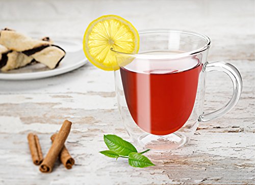 Joyjolt Serene Double Walled Insulated Glasses Coffee Mug (Set Of 2) 7.4 Ounces #TOP3