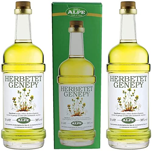 Genepy Herbetet Alpe CONFEZIONE da 3 BOTTIGLIE da 700 ml liquore alpino della Valle d'Aosta