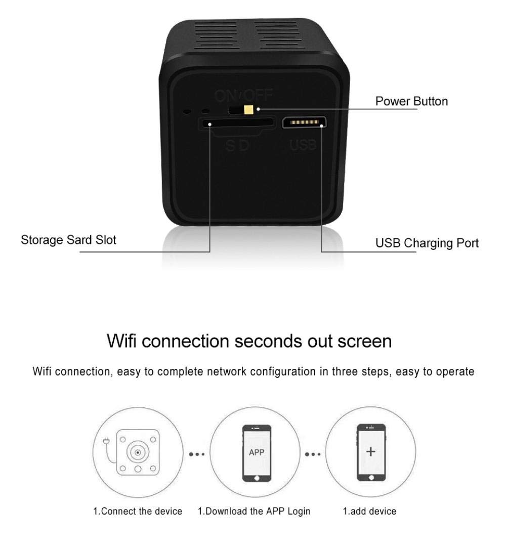 SONGR 4K Action Camera Fotocamera Subacquea Telecamera Wifi, Rilevamento Del Movimento, Visione Notturna A Infrarossi, Funzionamento Semplice