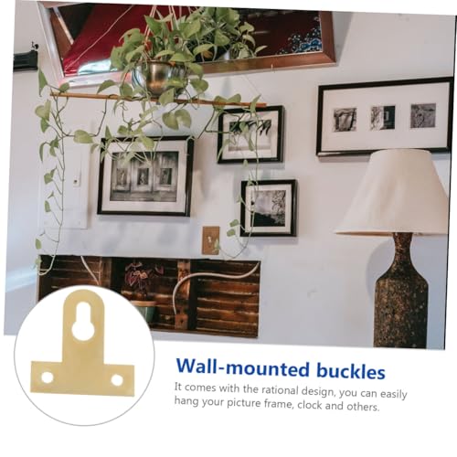 Image of Generic 100 Pcs Picture Framing Hardware for Hanging Invisible Hanger Picture Hanger Oil Painting Hanging Hooks Picture Frame Hanger Wall Hook for Home Office