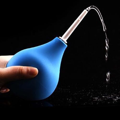 Miniatura 2 de Enema Bulb Clean Anal Vaginal Silicone Douche para hombres, mujeres y hombres, cómodos kits médicos (3.0 fl oz, azul)