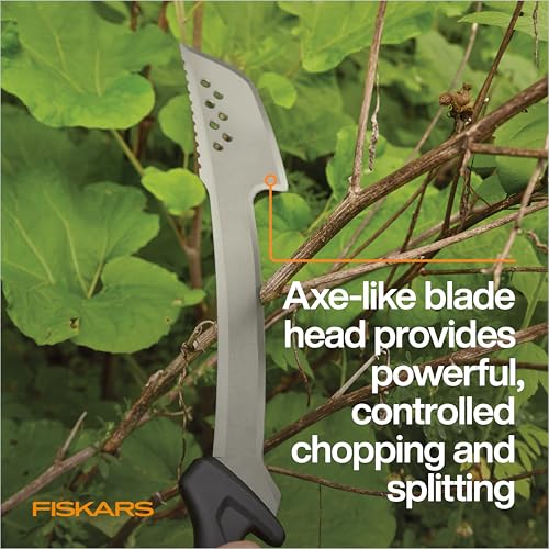 Fiskars 28" Heavy-Duty Machete Axe for Yard Work & Garden with Sheath | For Cutting Tree Branches, Roots, & Palms, Machete Knife with Blade Curve & Sharp Tip & Rust-Resistant Low-Friction Coating - image 4