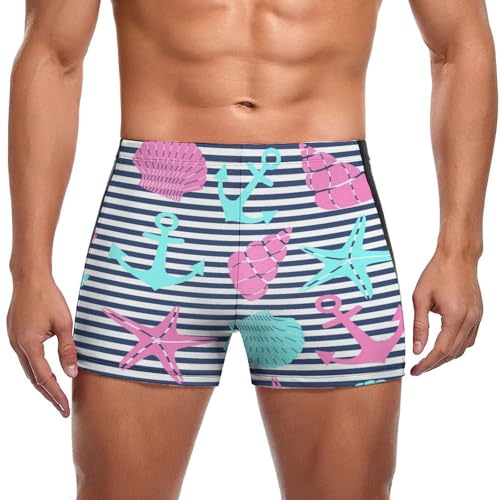 Maillot de bain homme coquille d'étoile de mer idéal pour la plage et piscine