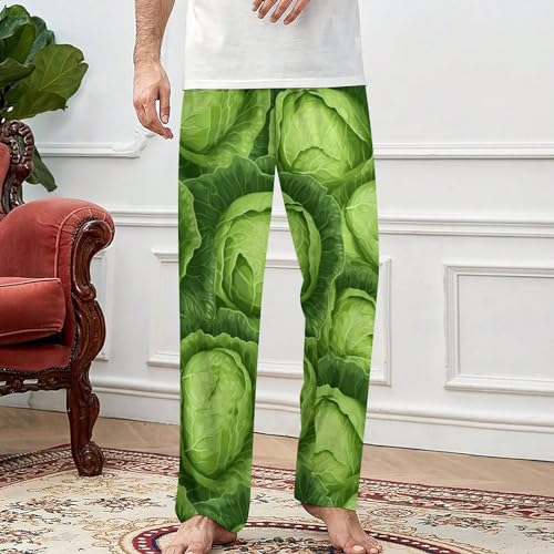 Lettuce Vegetable Pajama Bottoms Lounge Pants Elastic Waistband Sleepwear Lounge for Men Women3