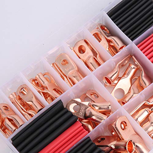 Conector de terminais de crimpagem, tubulação termorretrátil 3: 1 Kit de tubulação termorretrátil de